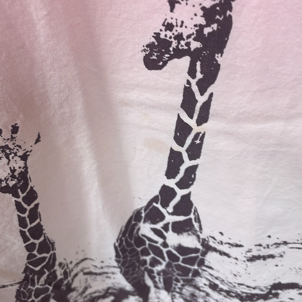 Anthropologie Odille Pink Ombré Grassland Giraffe Skirt 10 - Picture 8 of 8